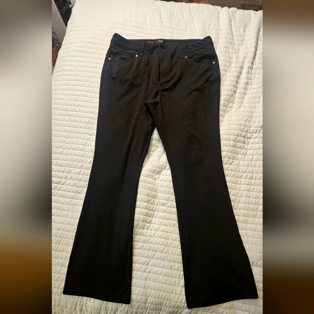 Black Bootcut Jeans Simply Vera Wang Women Size XL